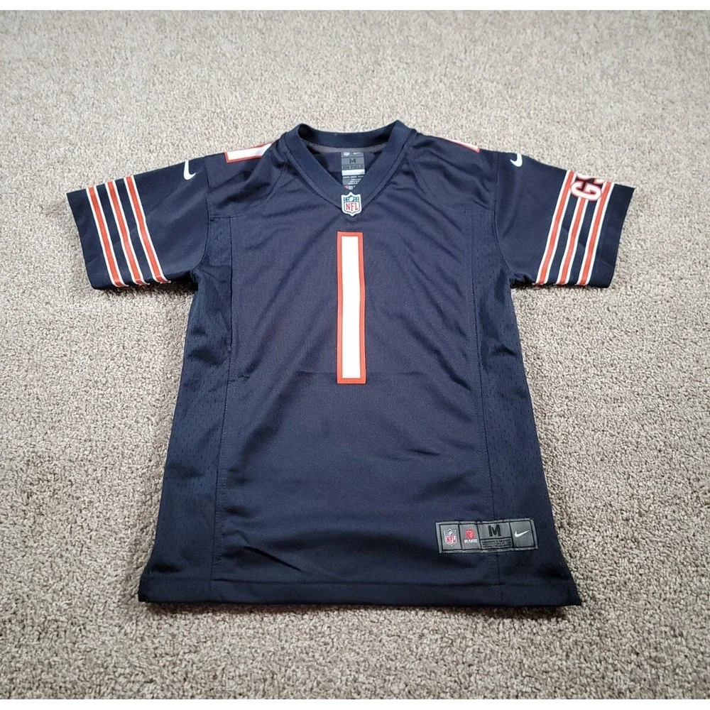 Nike Chicago Bears Justin Fields Football Jersey Youth Medium NFL Football Boys